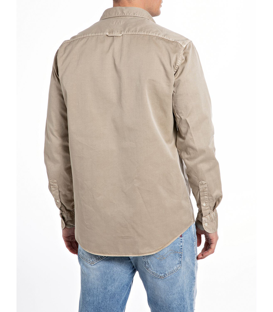 ライトコットンツイルシャツ 詳細画像 ベージュ 2